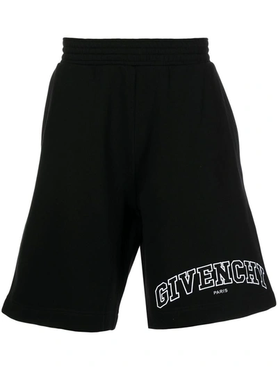 Givenchy Black Cotton Shorts In Black