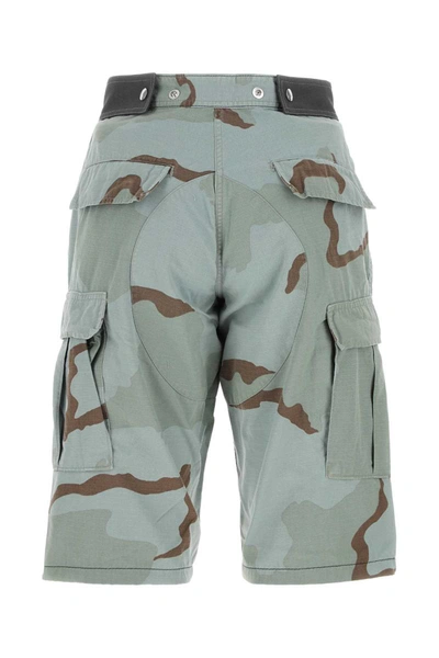 Shop Oamc Bermuda In Camouflage