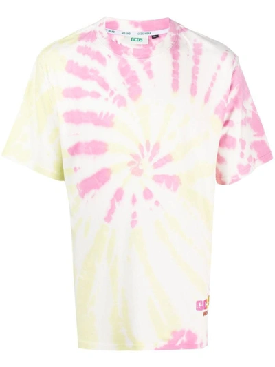 Shop Gcds Tie-dye T-shirt In Multicolour