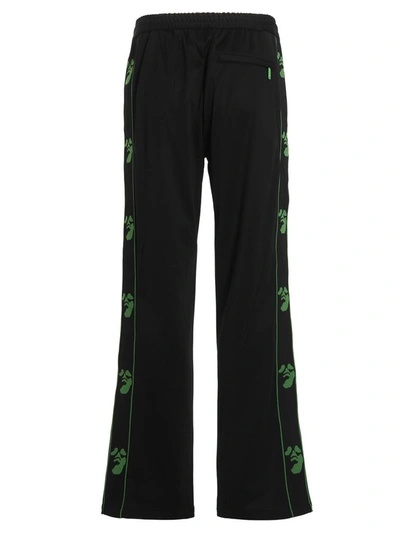 Shop Off-white 'ow Face' Joggers In Black
