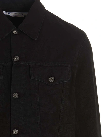 Shop Off-white 'wave Off' Jacket In Black