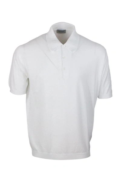 Shop John Smedley T-shirts And Polos In White