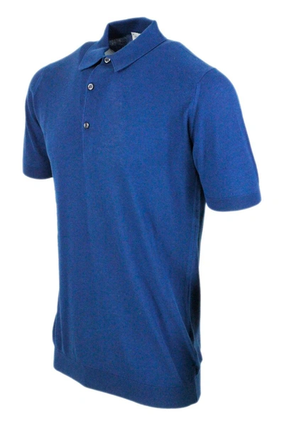 Shop John Smedley T-shirts And Polos In Blue