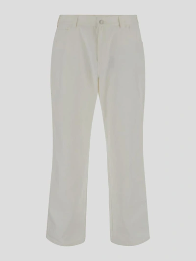 Shop Alexander Mcqueen Cargo Jeans In White