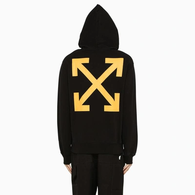 Off-white Fw21 Pattern Alphabet Printing Drawstring Pullover Version Black