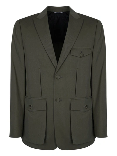 Shop Dior Homme Jacket Clothing In Green