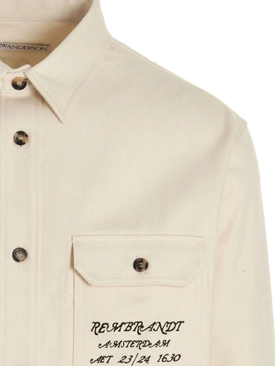 Shop Jw Anderson J.w. Anderson 'shine'' Overshirt In White