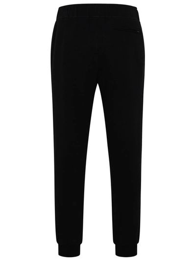 Shop Lanvin Curb Sporty Cotton Pants In Black