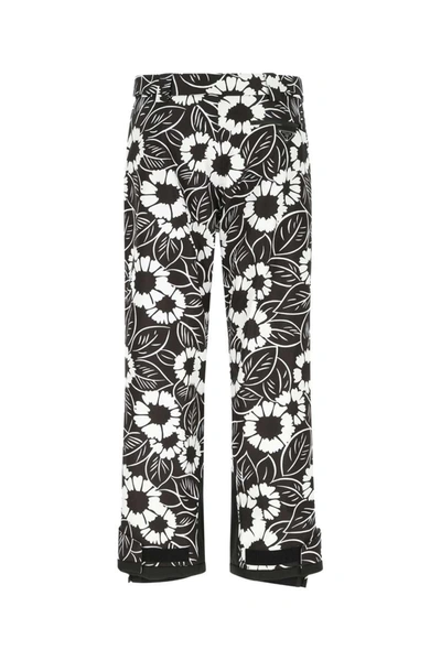 Shop Prada Pants In Floral