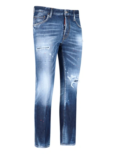 Dsquared2 Skater Jean 5-pocket Jeans In Medium Wash | ModeSens