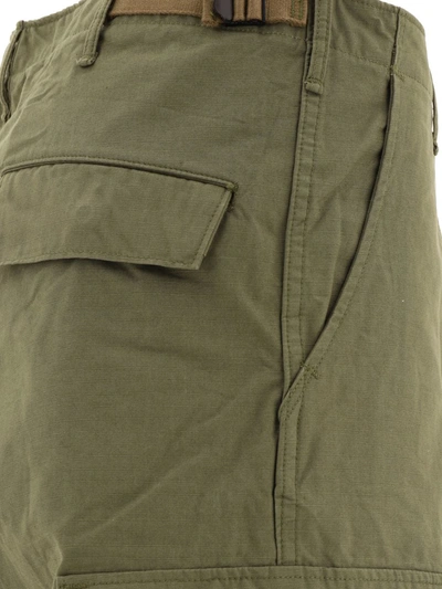 Shop Orslow "vintage" Cargo Trousers In Green