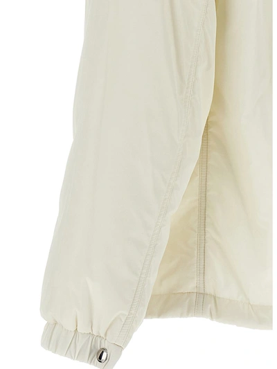 Shop Burberry 'stanford' Jacket In White