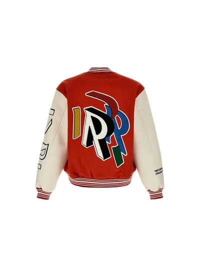 Shop Represent 'initial' Bomber Jacket In Red