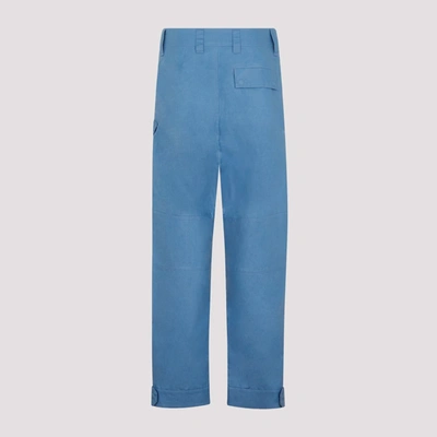 Shop Dior Homme  Cotton Pants In Blue