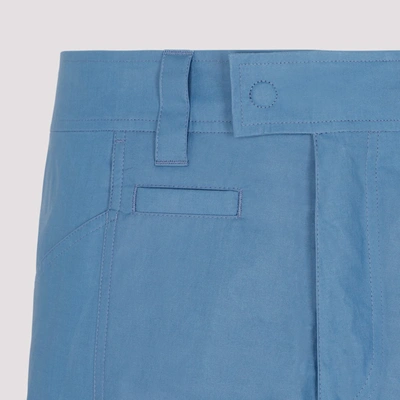 Shop Dior Homme  Cotton Pants In Blue
