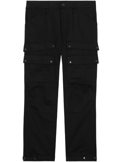 Shop Burberry Carmel Pants Clothing In Black