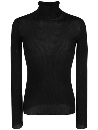 Shop Off-white Turtleneck Sweater In Black