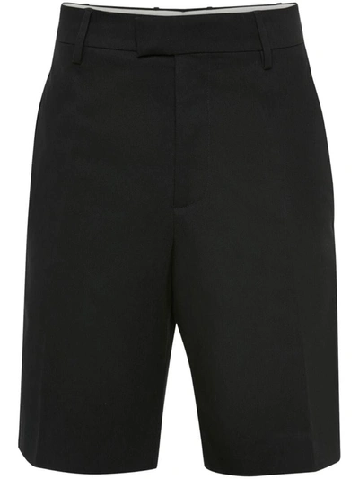 Alexander Mcqueen Tailored Bermuda Shorts In Black