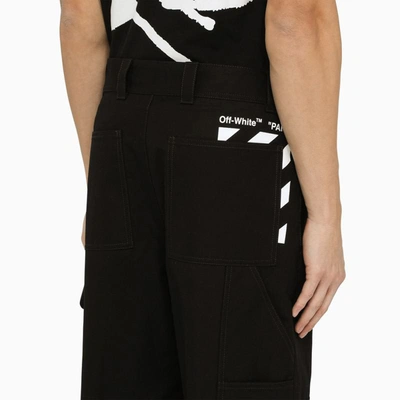 Shop Off-white ™ Cargo Trousers In Black