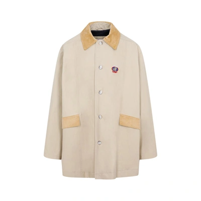 Shop Martine Rose Casual Jacket In Nude &amp; Neutrals