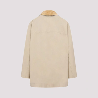 Shop Martine Rose Casual Jacket In Nude &amp; Neutrals