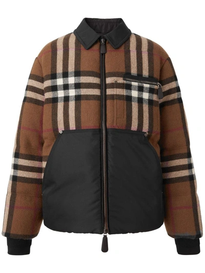 Shop Burberry Wheelton Jacket Clothing In Brown