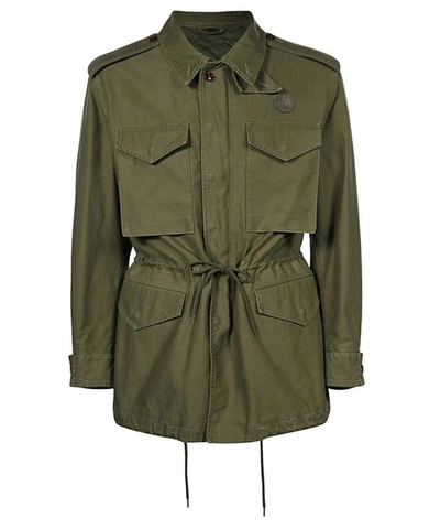 Shop Gucci X Disney - Multi-pocket Jacket In Green