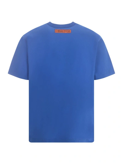 Shop Heron Preston T-shirts And Polos Blue