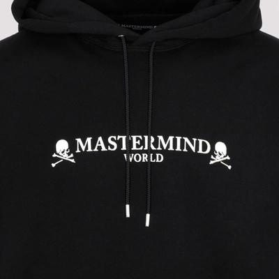 Shop Mastermind Japan Mastermind World  Logo And Skull Hoodie Sweatshirt In Black