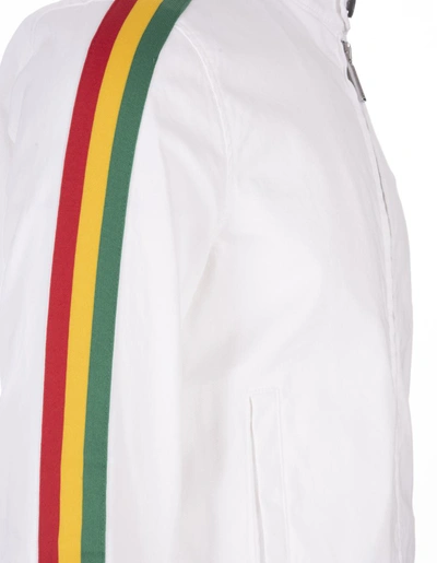 Shop Dsquared2 Barracuda Tennis Bomber Jacket In White