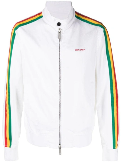 Shop Dsquared2 Cotton Jacket In White