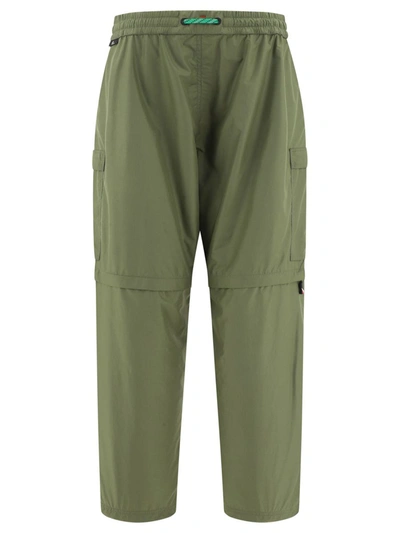 Shop Moncler "day-namic" Sport Trousers In Green