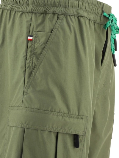 Shop Moncler "day-namic" Sport Trousers In Green