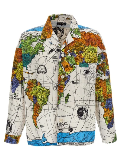 Shop Saint Mxxxxxx Saint M×××××× World Map Shirt In Multicolor