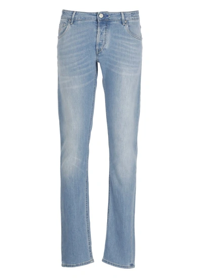 Hand Picked Orvieto Slim-cut Jeans In Clear Blue