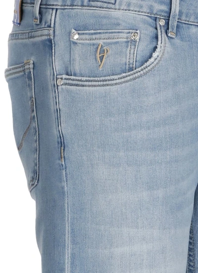 Hand Picked Orvieto Slim-cut Jeans In Clear Blue