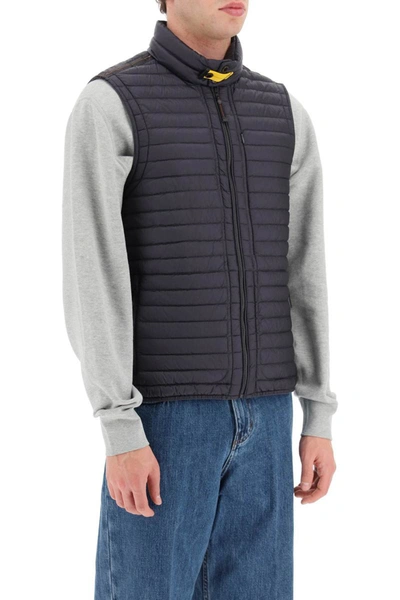 Shop Parajumpers 'gino' Sleeveless Down Jacket In Blue