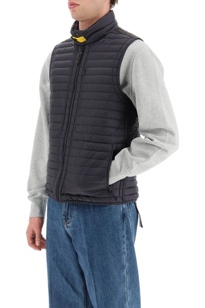 Shop Parajumpers 'gino' Sleeveless Down Jacket In Blue