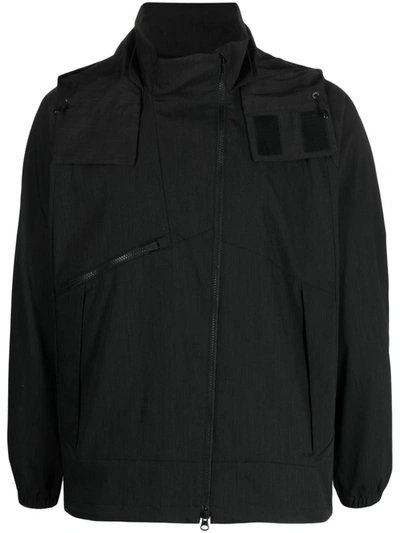Shop Snow Peak Stretch Fr Jacket In Black