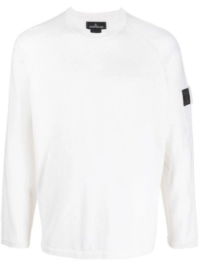 Shop Stone Island Sweater In Off White