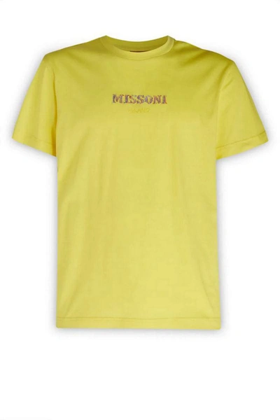Shop Missoni T-shirts In Yellow