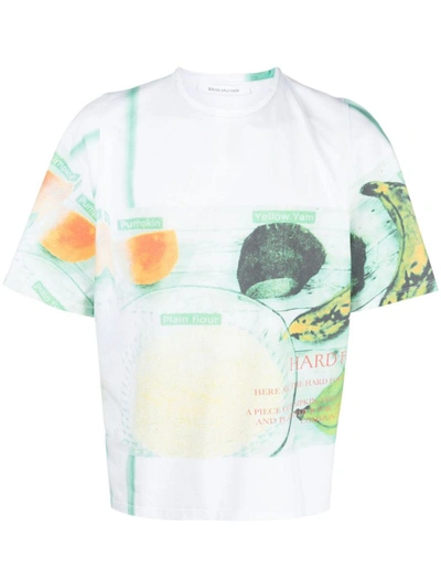 Shop Bianca Saunders T-shirt With Graphic Print In Multicolour
