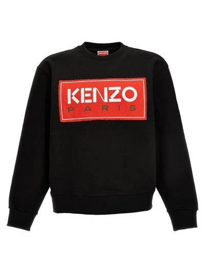 Shop Kenzo ' Paris' Sweatshirt In Black