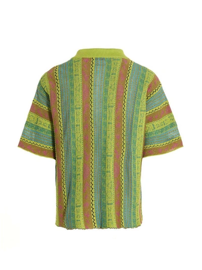 Shop Avril8790 Avril 8790 Jacquard Shirt In Multicolor