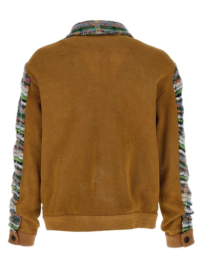 Shop Vitelli 'warp Cork' Jacket In Multicolor