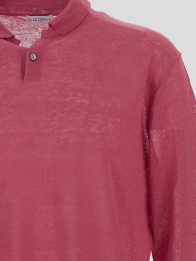 Shop Ballantyne Polo In Fuchsia