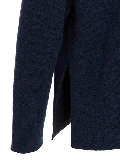 Shop Jil Sander Wool Sweater In Blue