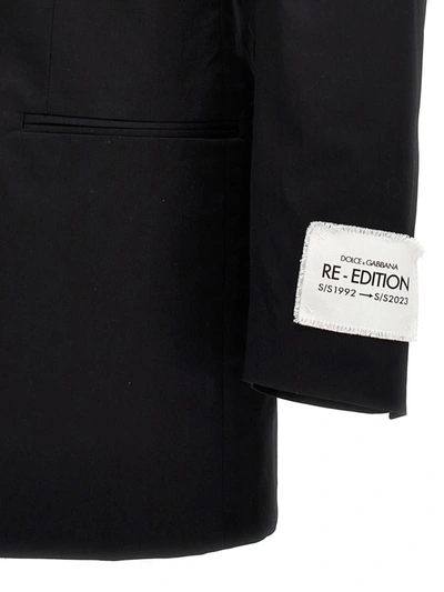 Shop Dolce & Gabbana 're-edition S/s 1992' Blazer Jacket In Black