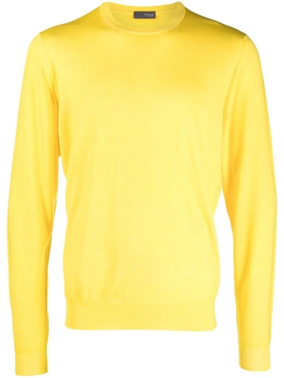Shop Drumohr Wool Sweater In Yellow