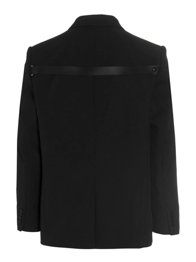 Shop Courrèges 'tailleur Harnais' Blazer In Black